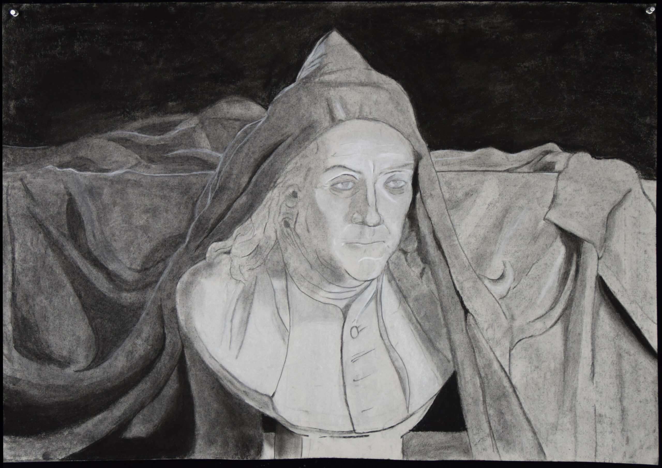 Charcoal Bust Drawing